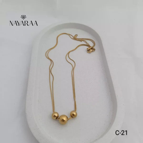 Anti Tarnish Chain Pendent C21